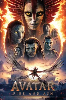 Avatar: Fire and Ash poster art, included with a Gold IPTV subscription