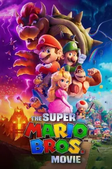 The Super Mario Bros. Movie poster art, included with a Gold IPTV subscription